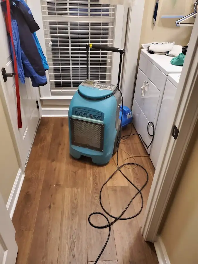 Commercial dehumidifier deployed for Flood Damage Cleanup in Ulster