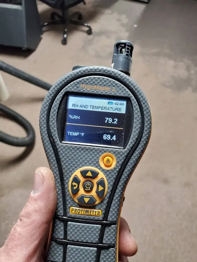 Moisture meter humidity assessment for Fire & Smoke Damage Restoration in Ulster